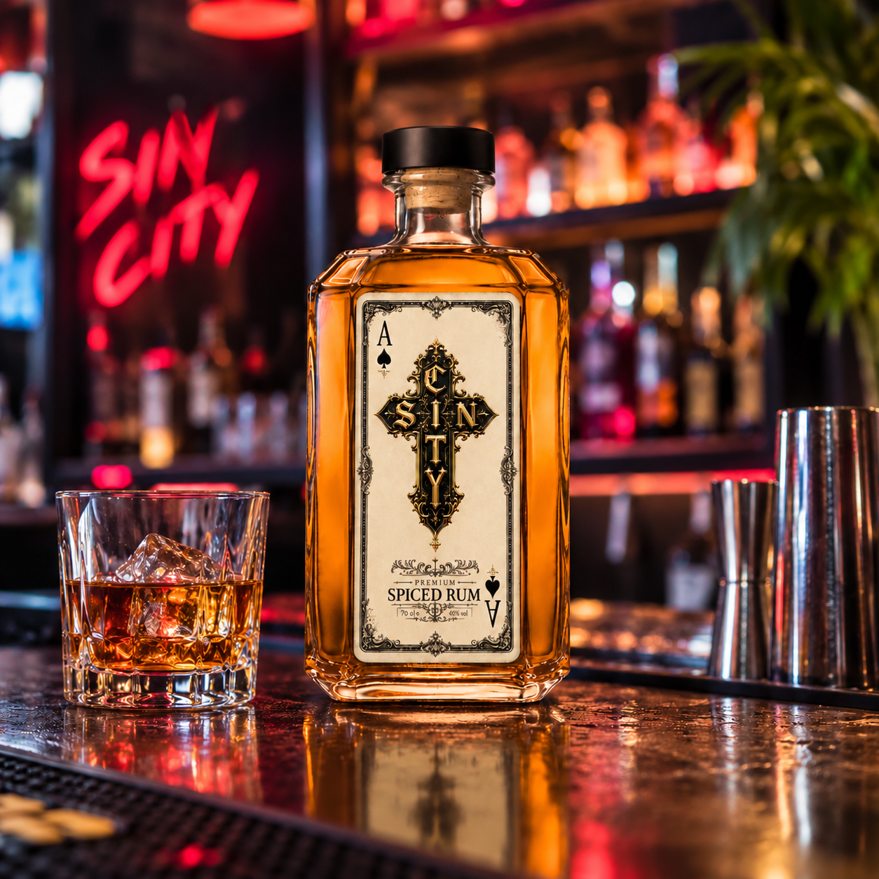 SIN CITY Premium Spiced Rum - Ultra Premium Spirits - SIN CITY SPIRITS