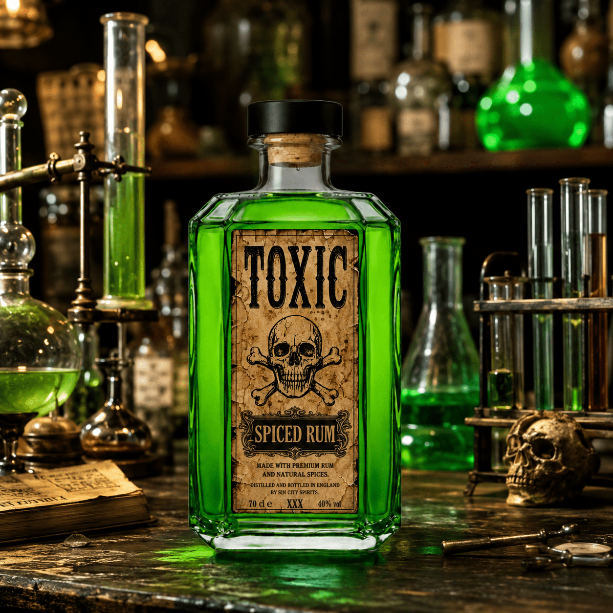 TOXIC Spiced Rum - Ultra Premium Spirits - SIN CITY SPIRITS