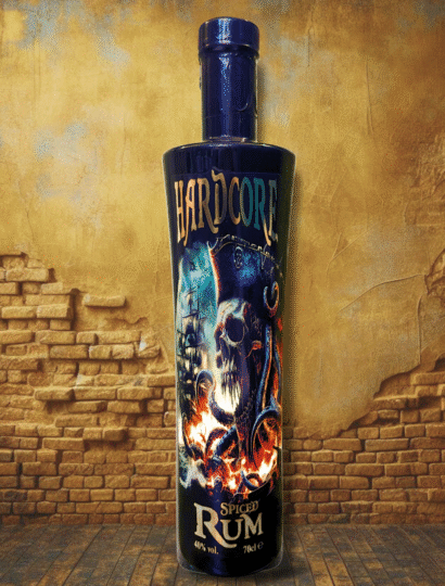 HARDCORE Spiced Rum 70CL - SIN CITY SPIRITS