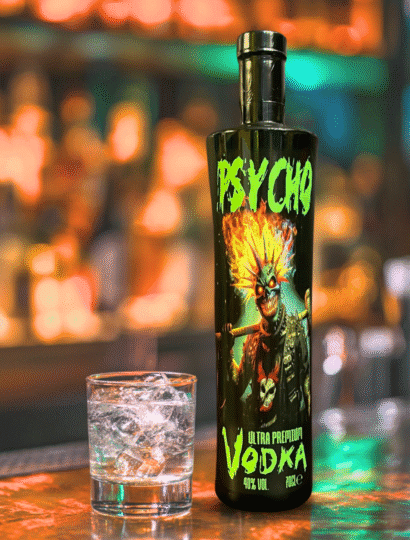 PSYCHO Ultra Premium Vodka original by SIN CTY SPIRITS