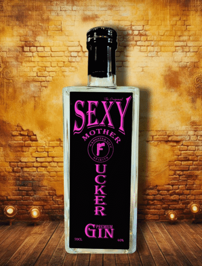 SEXY MOTHER FUCKER Premium Gin by SIN CITY Spirits with attitude 70CL 40%