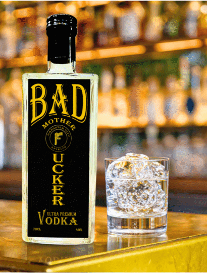 BAD MOTHER FUCKER Ultra Premium Vodka by SIN CITY Spirits with attitude 70CL 40%