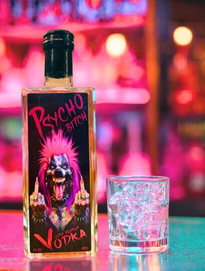 PSYCHO BITCH Ultra Premium Vodka by SIN CITY SPIRITS