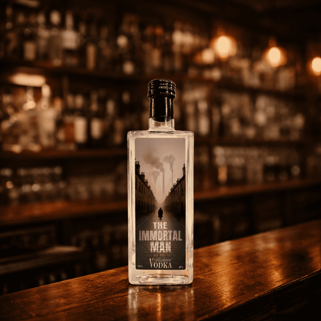 THE IMMORTAL MAN ultra premium vodka